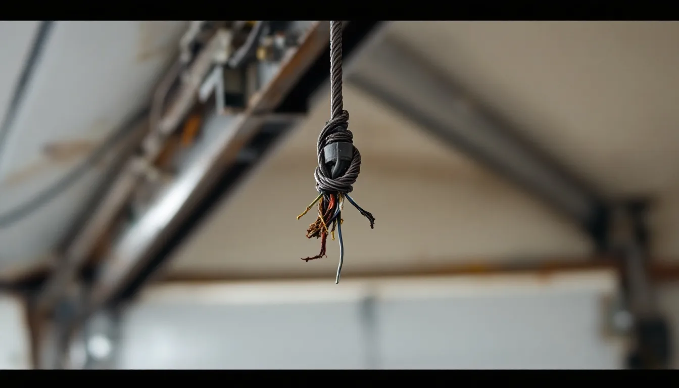 Garage Door Cable Snapped or Frayed